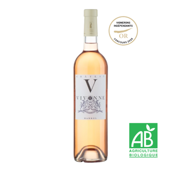 Bandol Rosé 2024 - Château La Vivonne, fraîcheur et raffinement d’un rosé de Provence
