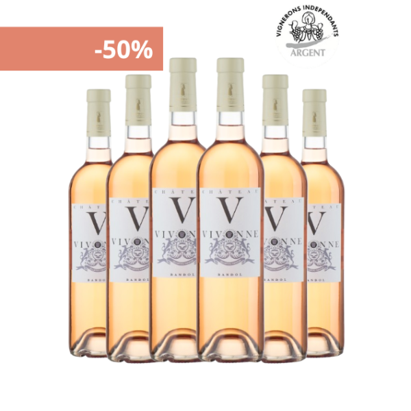 bandol rosé 2023 promotion 6 bouteilles