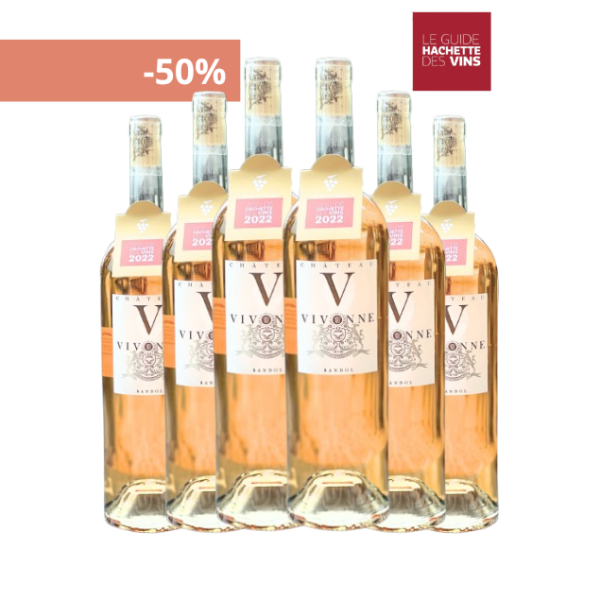 Bandol Rosé 2020 BIO Magnum - 6 bouteilles au Château La Vivonne