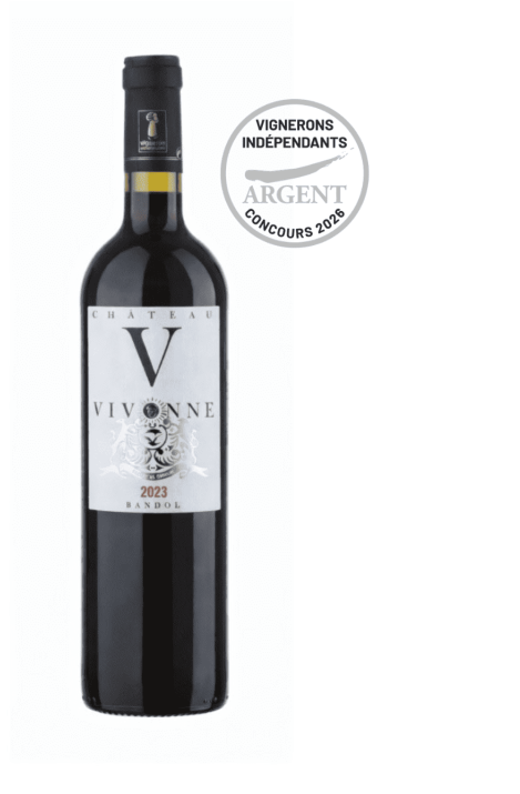 Bandol Rouge 2023 AOP – Vin rouge gourmand et expressif du Château La Vivonne